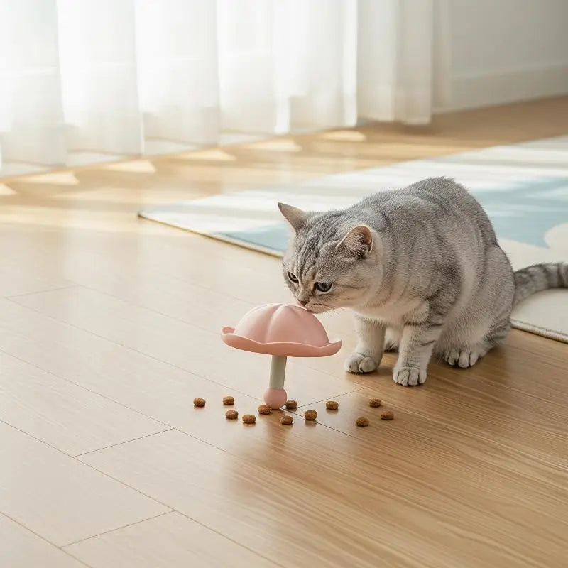 Playful Pet Cat Interactive Leakage Feeding Device Interactive Cat Puzzle Treat Toy Interactive Dog Cat Feeding Device Oasis Select