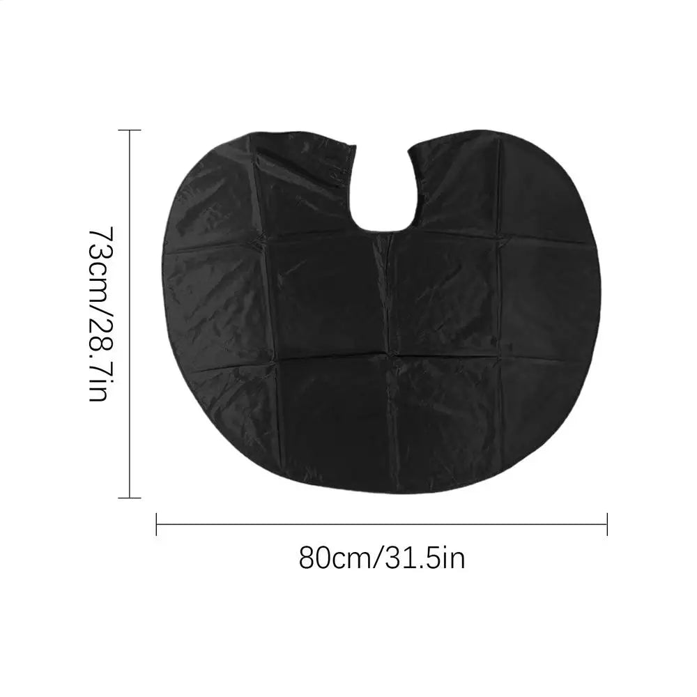 Hair Coloring Cape Waterproof Salon Capes Barber Supplies Adjustable Hair Dying Cape Barber Shop Shampoo Cloth for Women Men Oasis Select Black