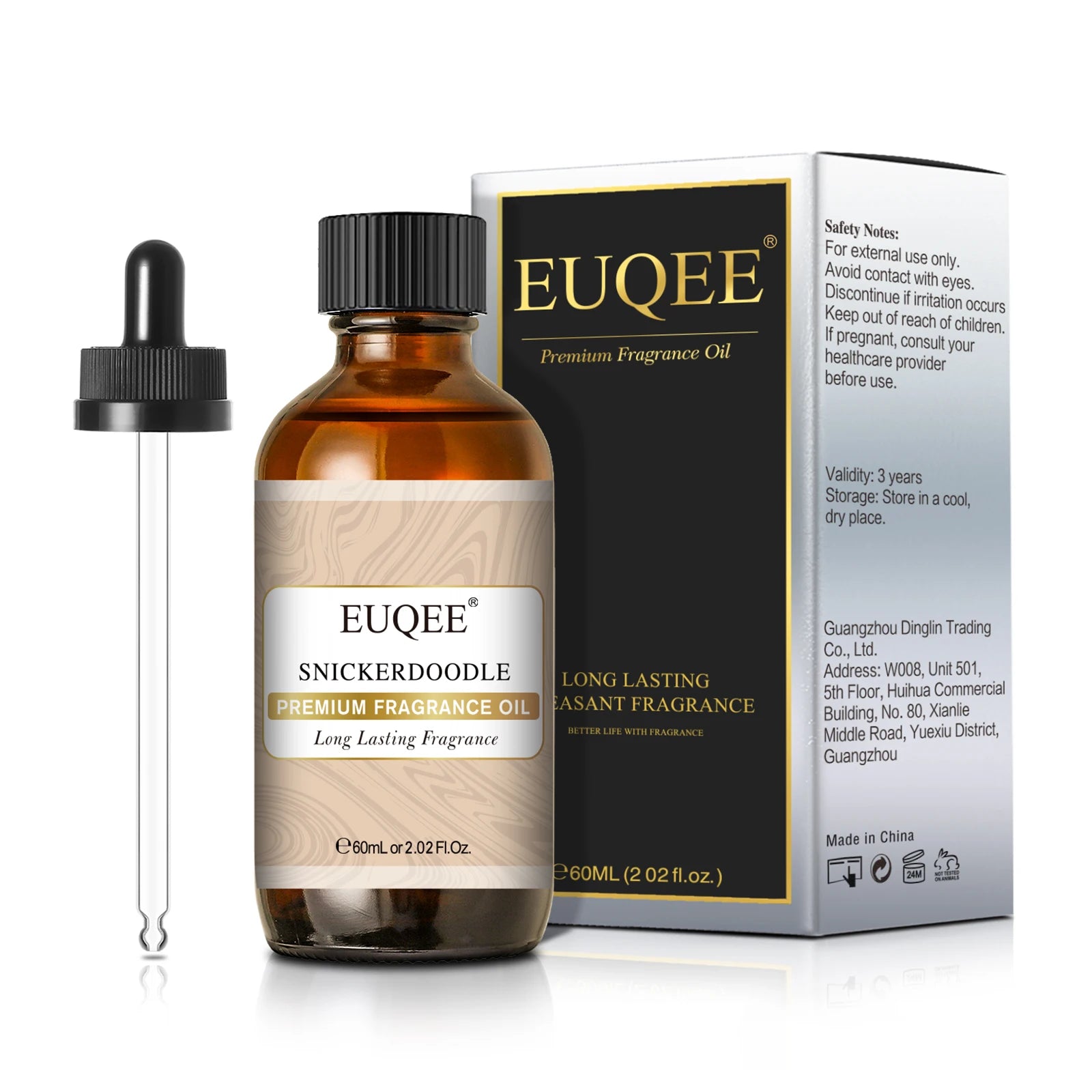 EUQEE 60ml Men's Fragrance Oil – Reed & Car Diffuser Oil