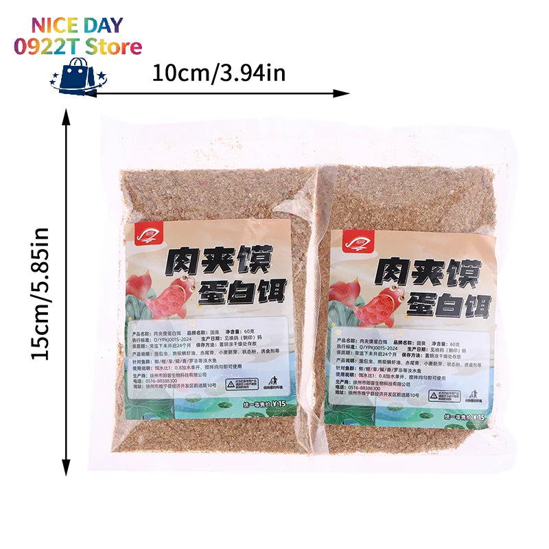 Natural Bait Processed Fishing Food Strong Flavor Groundbait Attractant Additive Scent Feed For Carp Crucian Catfish@#X Oasis Select