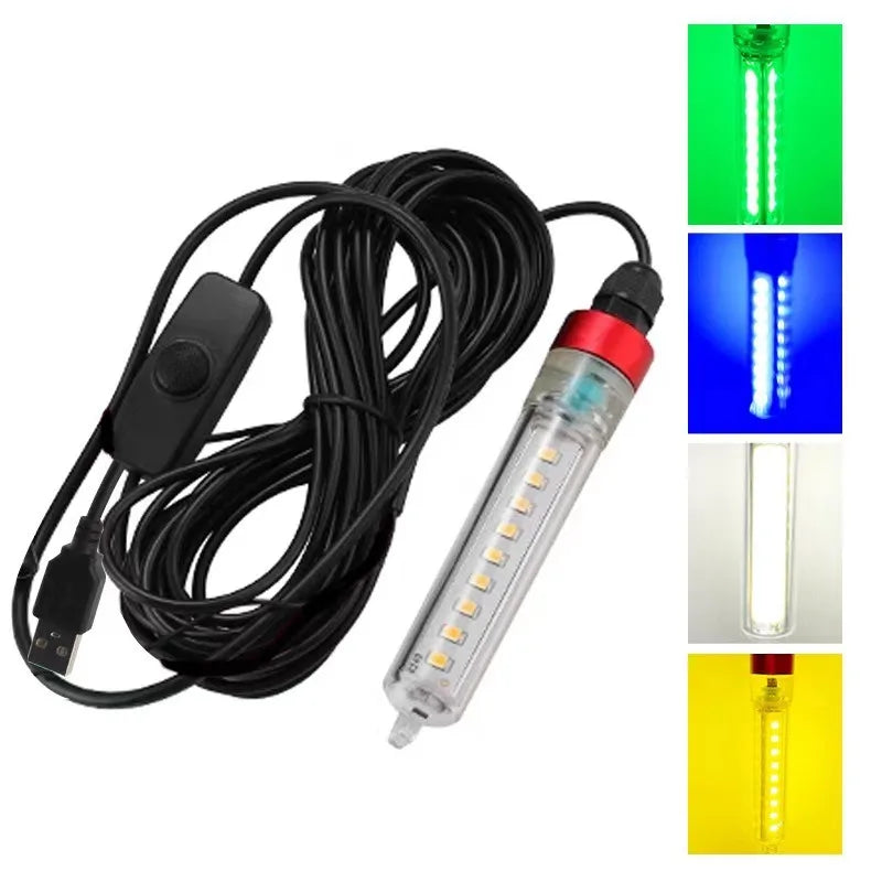 SHINEKNOT 20W Underwater LED Fishing Light | 4 Colors IP68