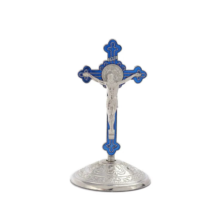 Home and Office Desktop Metal Decorations, Car Carvings, Creative Handicrafts, Ornaments and Ornaments Oasis Select Steel Blue 9cm shown in picture