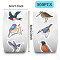 Stickers 500Pcs Cute Colored Birds Cartoon Graffiti Stickers DIY Phone Guitar Laptop Notebook Suitcase Waterproof Stickers Oasis Select 500Pcs