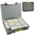 Clear Trading Card Storage Box – 2300+ Cards & 12 Dividers