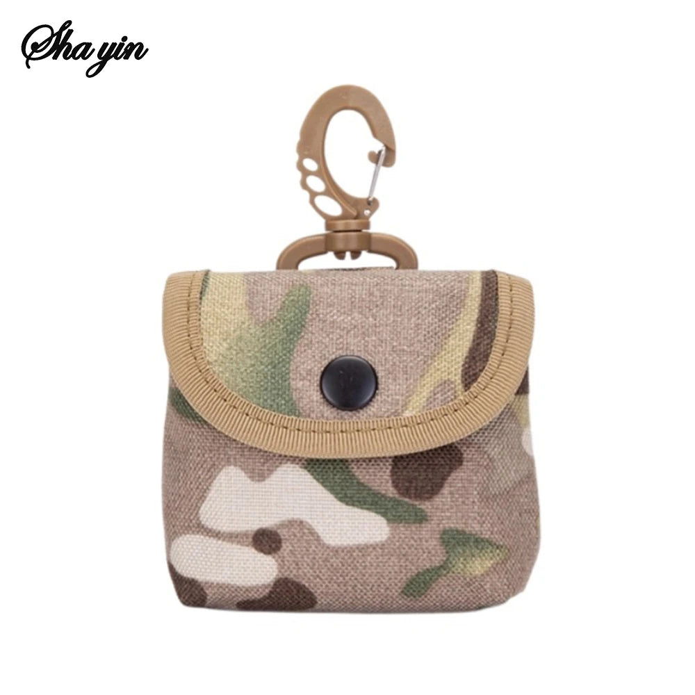 Mini EDC Keychain Pouch | Waterproof Oxford Camouflage Waist Bag