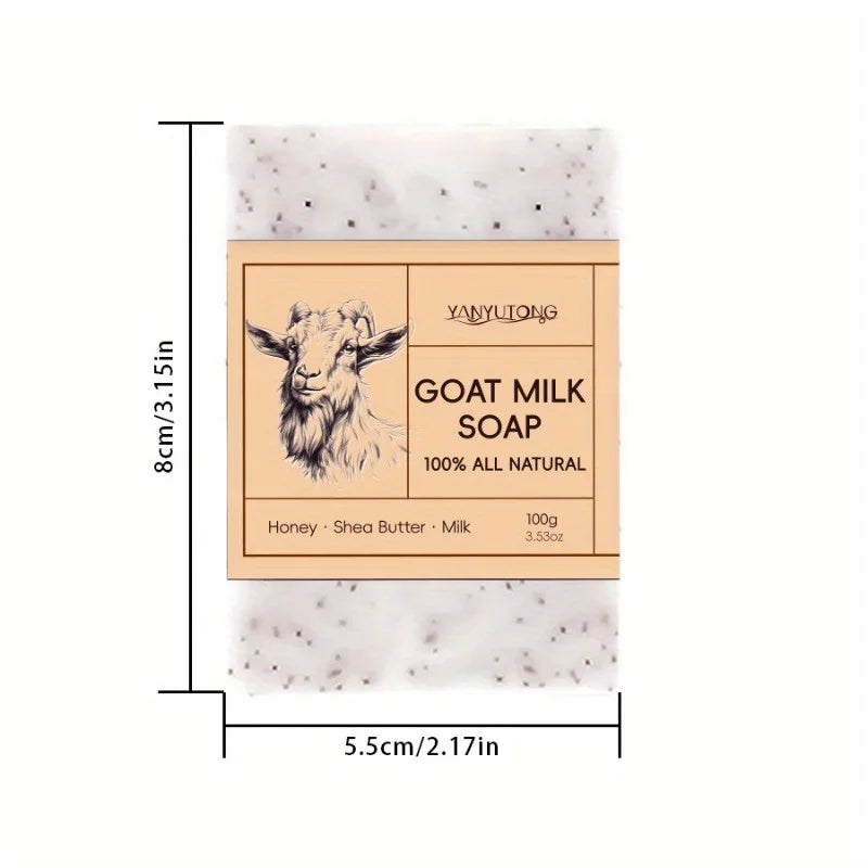 100g goat milk soap, cleanses the skin, cleanses and bathes, suitable for all skin types Oasis Select