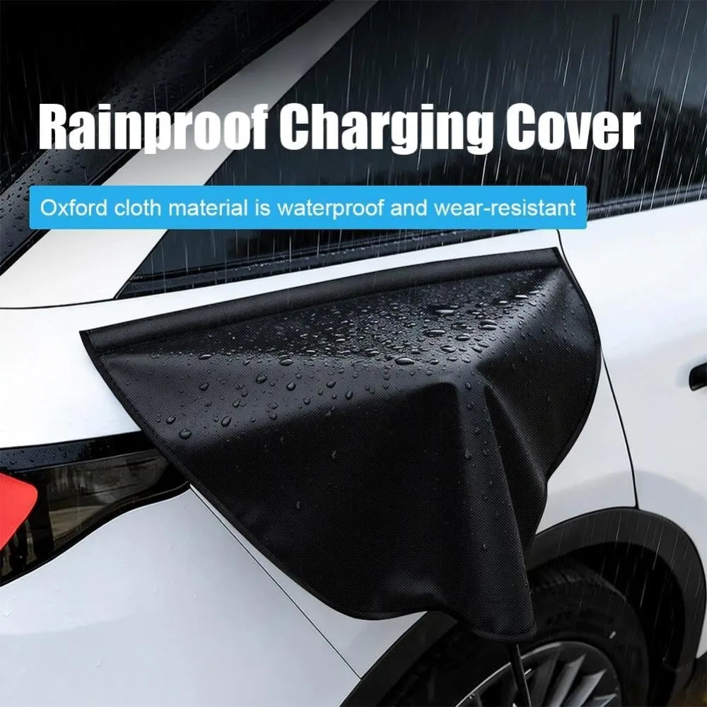 Universal Fit Anti-Dust Magnetic EV Charger Port Cover Durable Weatherproof UV Snow Resistant Heat for Electric Vehicles Oasis Select