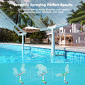 DualSpray Water Fountain for Swimming Pool Adjustable Waterfall Pool Sprinkler Creative Swimming Pool Sprayer Fountain Bracket Oasis Select Default Title