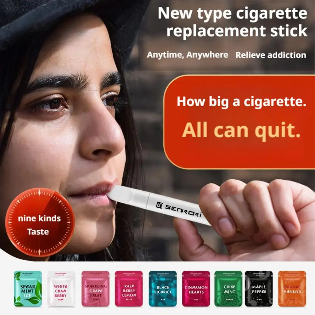 Smoking Cessation Rod Nicotine Free Healthy Fruit Flavor Cotton Core Assisted Quit Smoking Stick Replacing Cigarette Men Gift Oasis Select