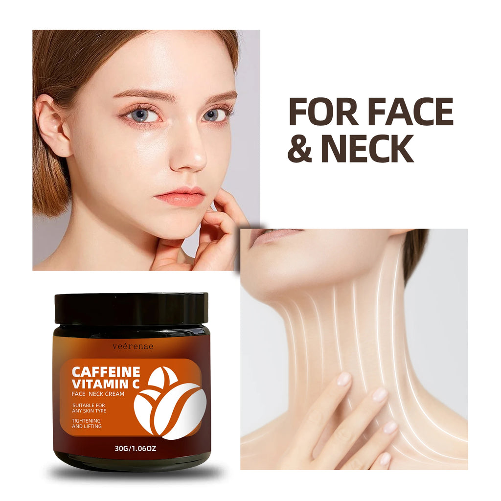Caffeine Vitamin C Face & Neck Cream – Lifting & Firming Face & Neck Cream Oasis Select