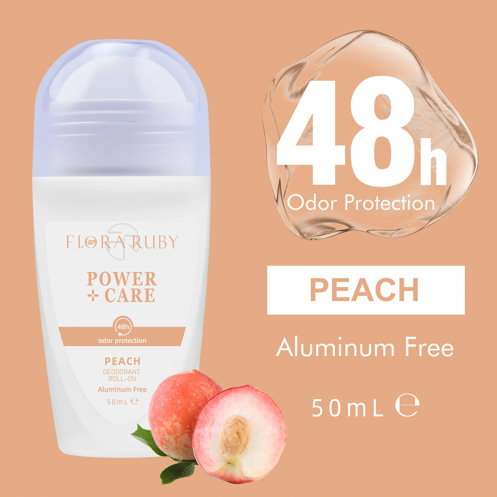 Light Purple Series Deodorant Roll On w omen's and men all-purpose Deodorant Roll Aluminum Free easy to carry 50g Oasis Select Peach
