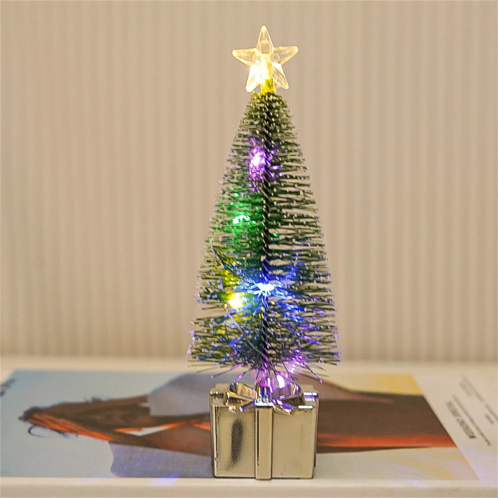 LED Multicolor Mini Christmas Tree Desktop Decoration | Gift