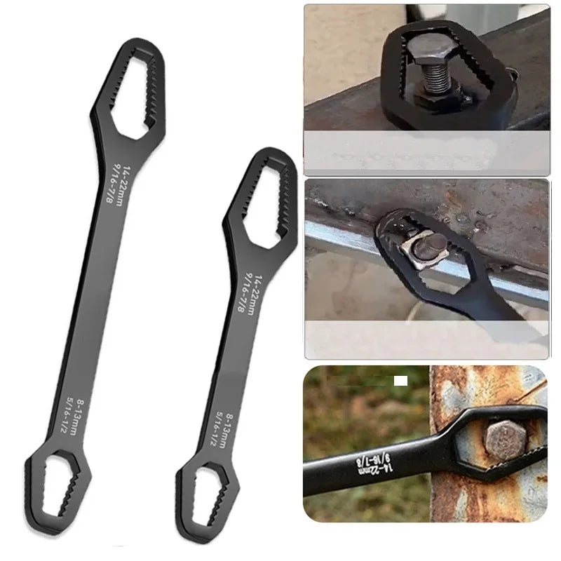 SLADE Double-Head Adjustable Torx Wrench | CR-V Steel Hand Tool Adjustable Combination Wrench Oasis Select