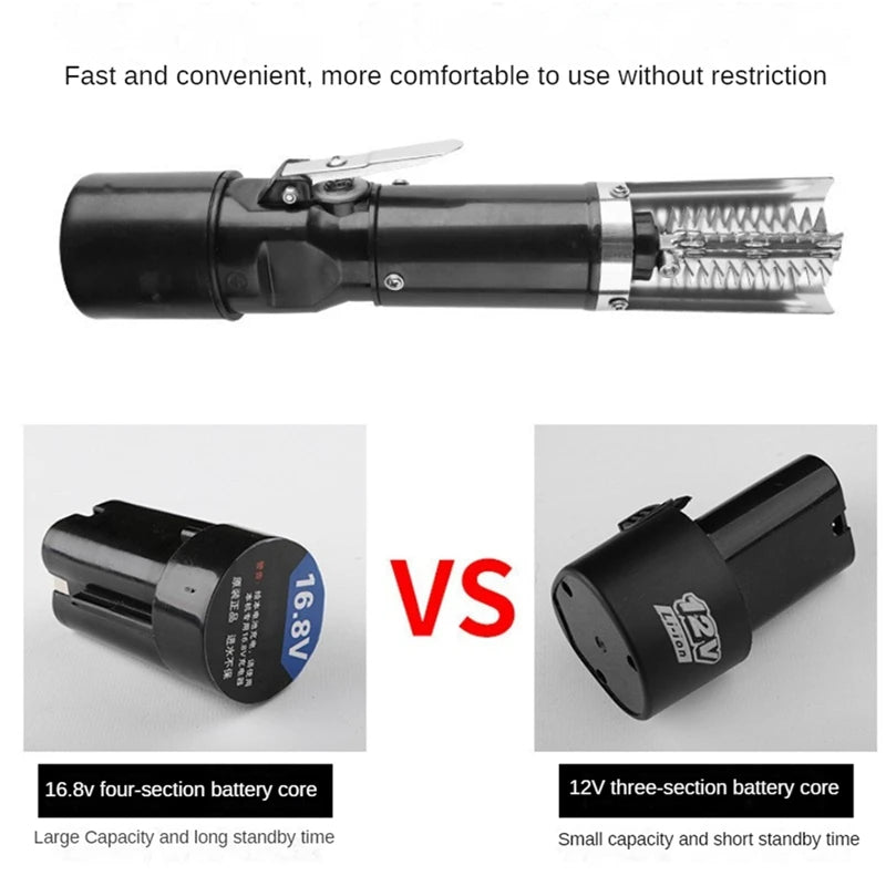 Electric Fish Scale Remover, Cordless Fish Scale Scraper Cleaner, Waterproof Portable Fish Scaler Tool Oasis Select