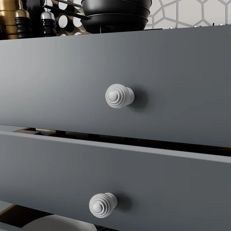 Aluminium Alloy Black Cabinet Knobs Kitchen Cabinet Handles Drawer Pulls Furniture Handle Hardware Oasis Select