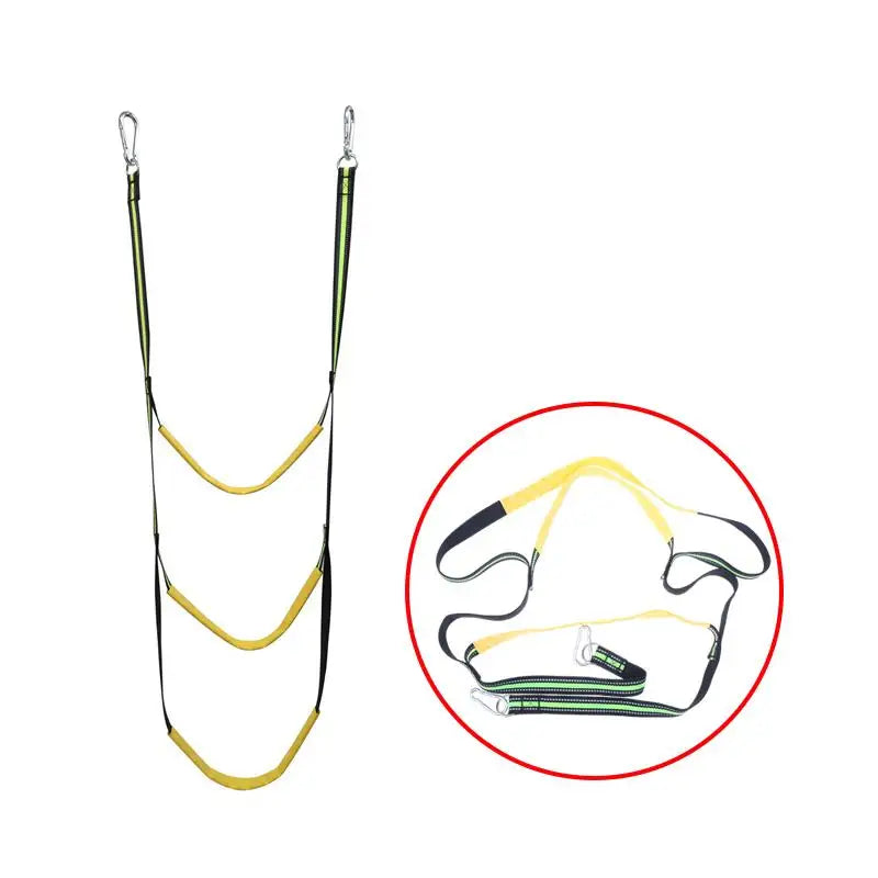 Launching Ladder Nylon Boat Rope Ladder Folding Auxiliary Marine Rope 3 Step Portable Rope Boarding Ladder For Inflatable Boat Oasis Select Green