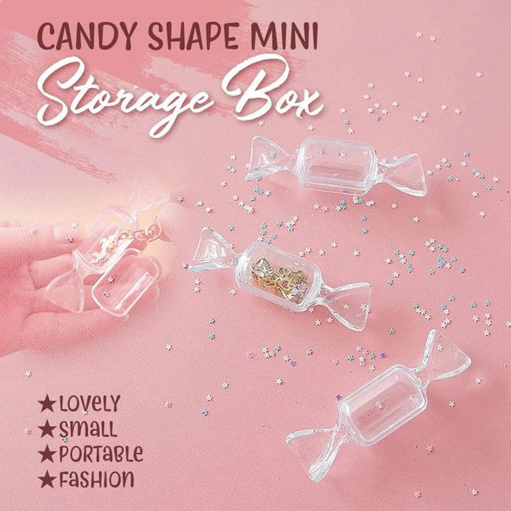 Candy Shape Transparent Jewelry & Mini Storage Box Organizer Jewelry Storage Box Oasis Select