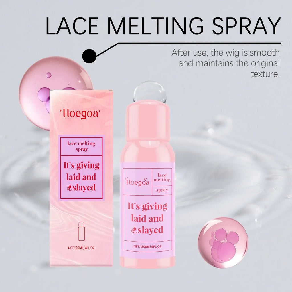 HOEGOA Lace Front Wig Adhesive Spray – Waterproof 120ml Wig Adhesive Spray Oasis Select