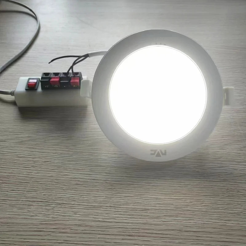 SHINEKNOT Recessed LED Emergency Ceiling Light | 120-Min Backup