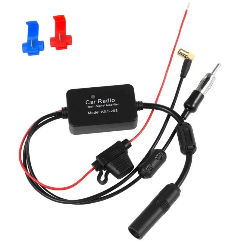 3-in-1 Car Radio Antenna Signal Booster FM AM DAB Antenna Amplifier for Cars New Oasis Select
