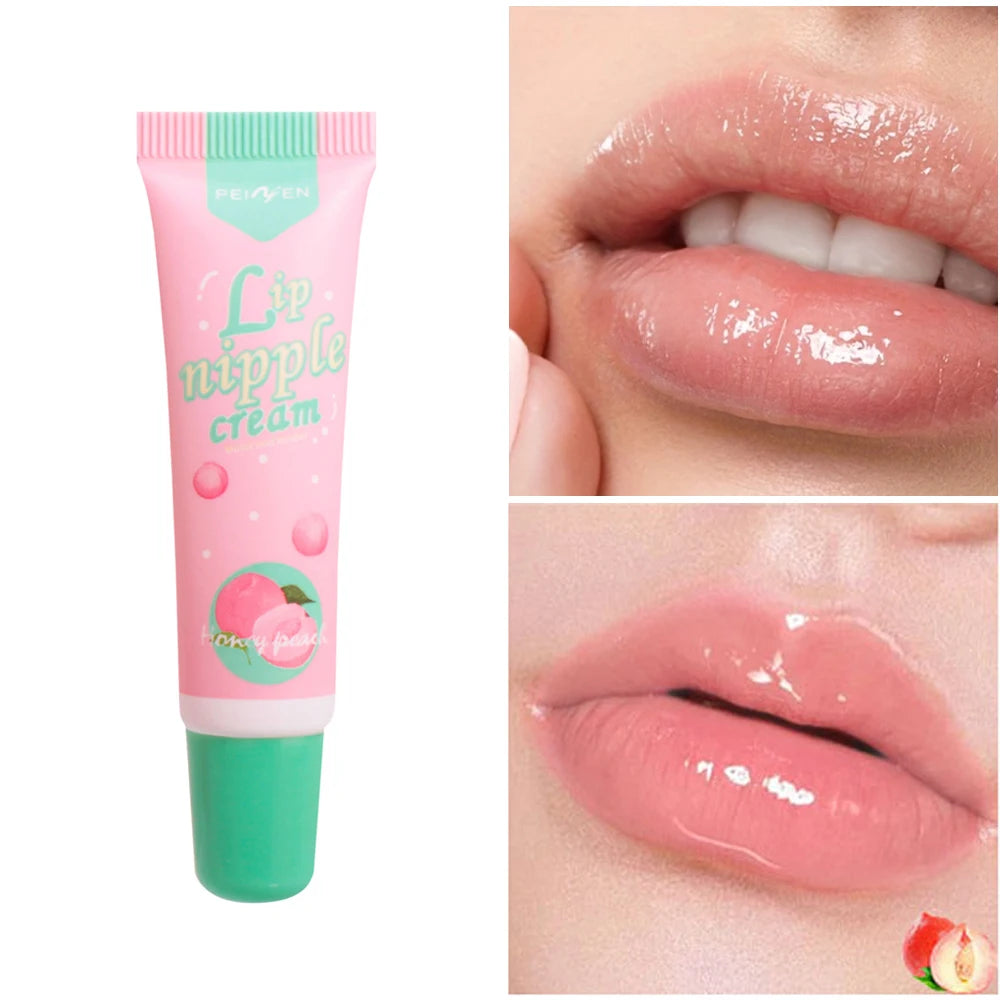 Shimmering Tinted Lip Oil – Argan Oil & Hyaluronic Acid Tinted Lip Oil Oasis Select Honey peach