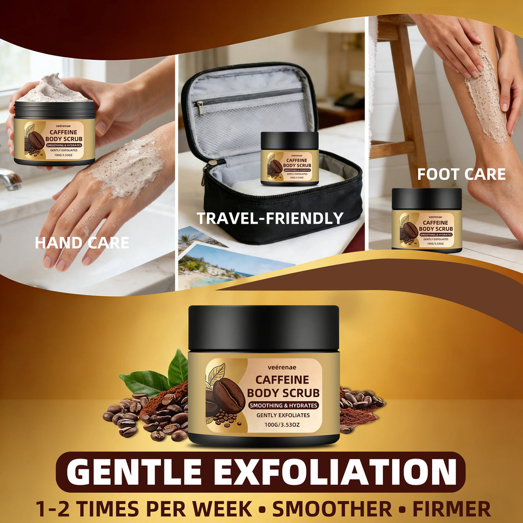 veérenae Caffeine Coffee Body Scrub – Smooth & Radiant Skin
