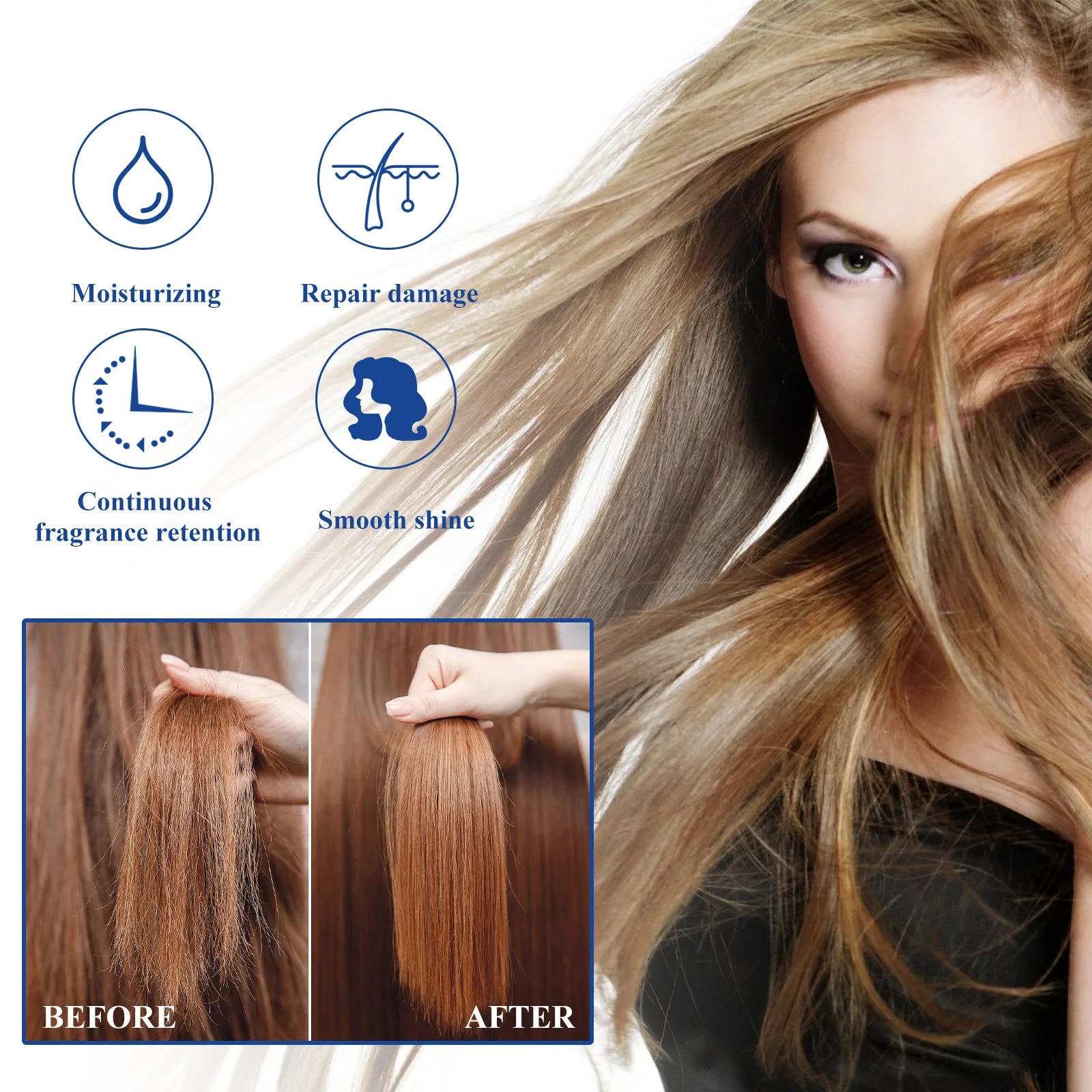 EELHOE Keratin Hair Straightening Cream – Frizz & Curl Repair Hair Straightening Cream Oasis Select