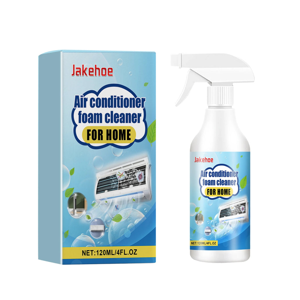 Jakehoe Air Conditioner Cleaner Spray Deeply Cleans Internal Dust Bacteria Removes Odors Household Washing Foaming Cleaner Oasis Select 120ml boxed