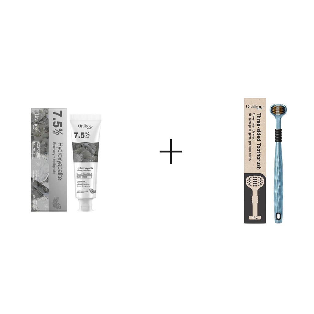 Hydroxyapatite Repair Toothpaste Cleaning Tartar Strengthen Tooth Enamel Breath Refreshing Oral Care Brightening Toothpaste 120g Oasis Select 120g boxed 1pc