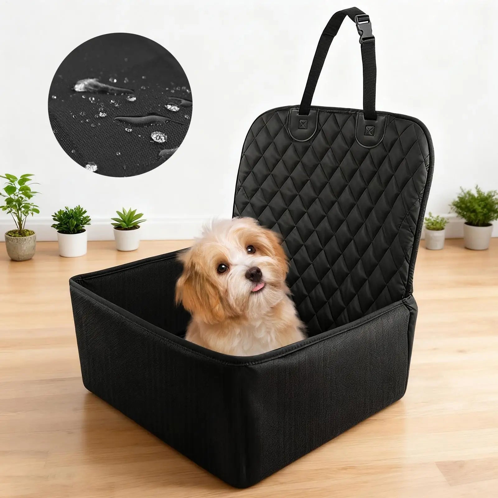Dog Car Seat Large Waterproof Back Seat Extender for Dogs Protector Cushion Carrier Cover Easy Clean for Bed Barrier Backseat Oasis Select