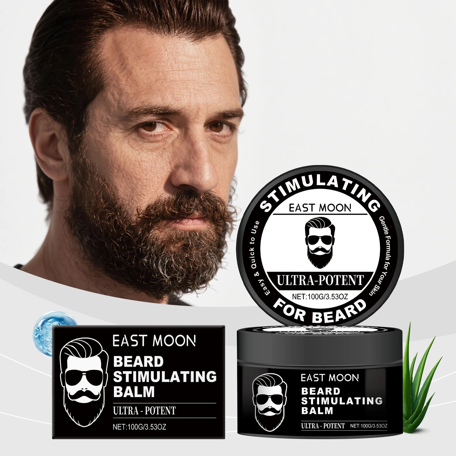 Men's Beard Care Balm – Softens Beards, Deep Nourishment, Soothes Redness, Non-Irritating, Suitable for Sensitive Skin Oasis Select Default Title