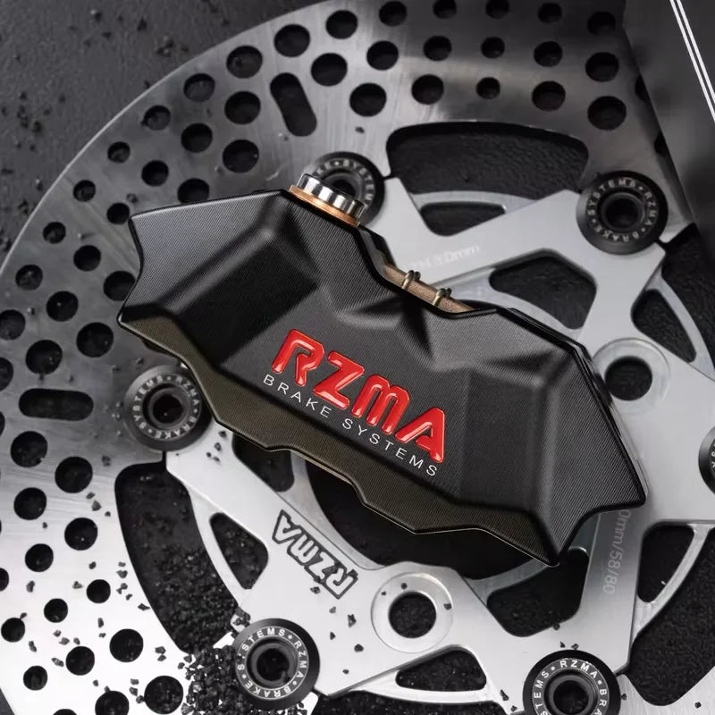 RZMA Ruizuma Little Crab Double Piston Hydraulic Disc Brake Electric Motorcycle Modified Brake Accessories Oasis Select black