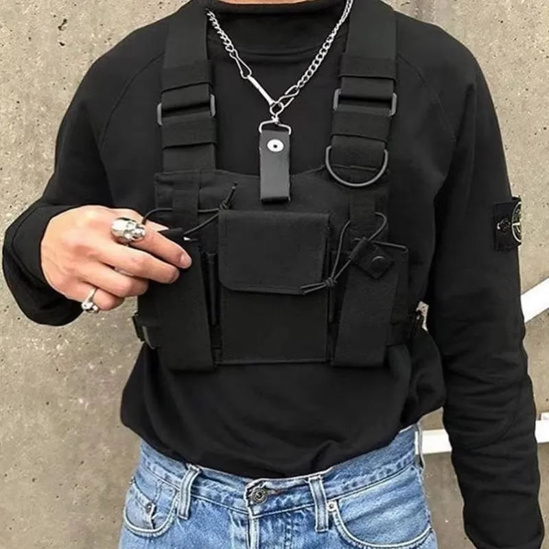 Tactical Chest Rig Bag – Unisex Hip Hop Streetwear Waist Pack