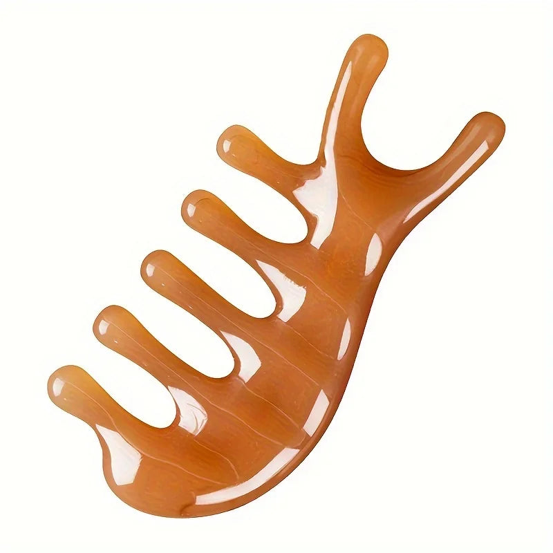 Resin Scalp Massage Comb – Meridian Hair Brush for Relaxation Scalp Massage Comb Oasis Select Dolphin Shape