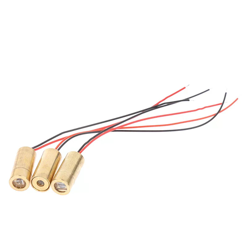 Laser Head 650nm 9mm 3V 50mW Laser Cross Diode Module Red Copper Head Line / Point / Cross Laser Diode Oasis Select