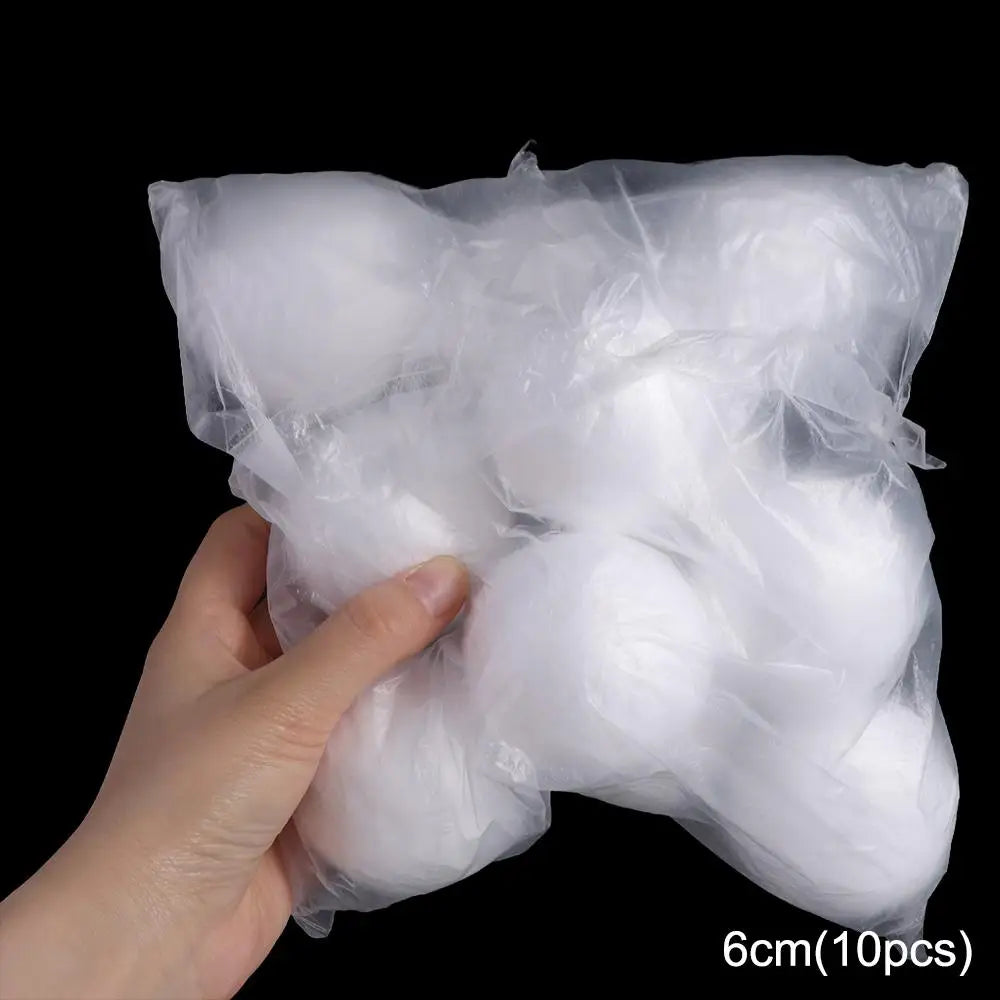 White Polystyrene Foam Balls 80pcs – Christmas Ornaments & DIY Christmas Craft Ornaments Oasis Select 6cm-10pcs other