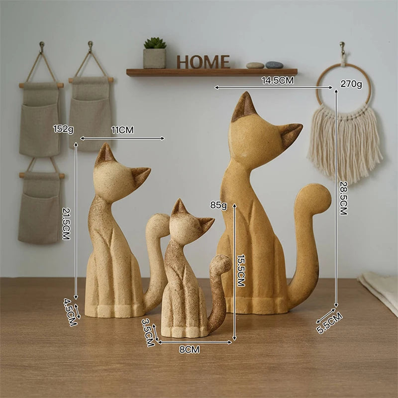 Creative DIY Painted Wooden Animal Sculptures - Horse, Rabbit, Cat, Giraffe- for decorative home accent Oasis Select A12