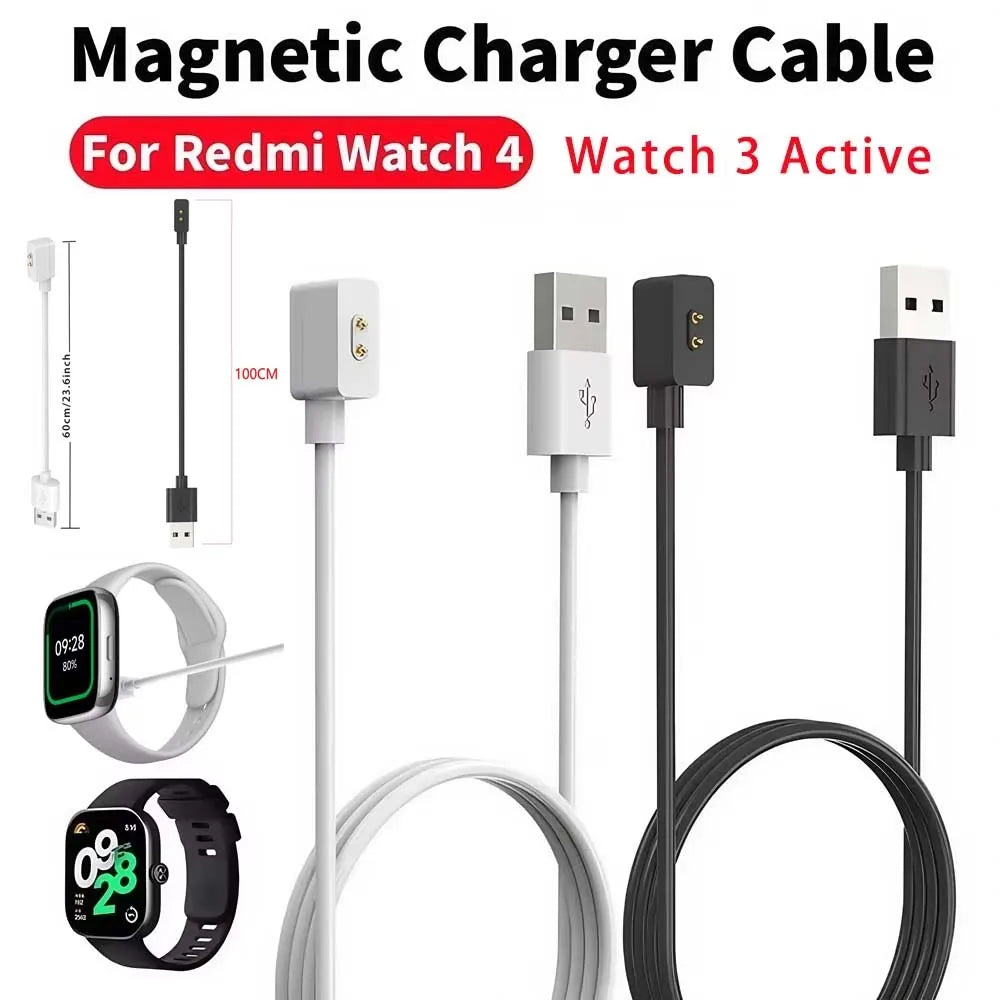 USB Magnetic Charger Cable for Redmi Watch 4/3 & Mi Band 8 Pro Magnetic Charging Cable Oasis Select