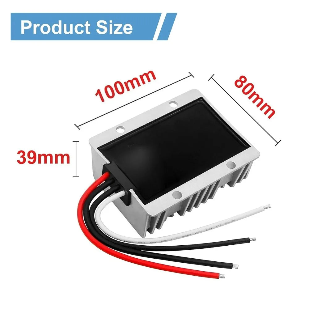DC DC 9V-36V to 12V/24V Boost Buck Converter 30A Waterproof Automatic Step Up/Down Voltage Regulator Volt Transformer Module Oasis Select
