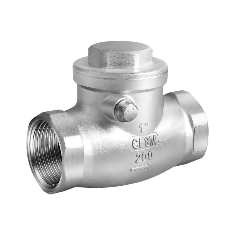 304 Stainless Steel Horizontal Check Valve 2/3/4/6 Point Swing Check Valve Internal Thread Oasis Select