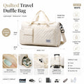 A spacious outdoor luggage bag with separate compartments for dry and wet items and dual-sided dividers Oasis Select WHITE