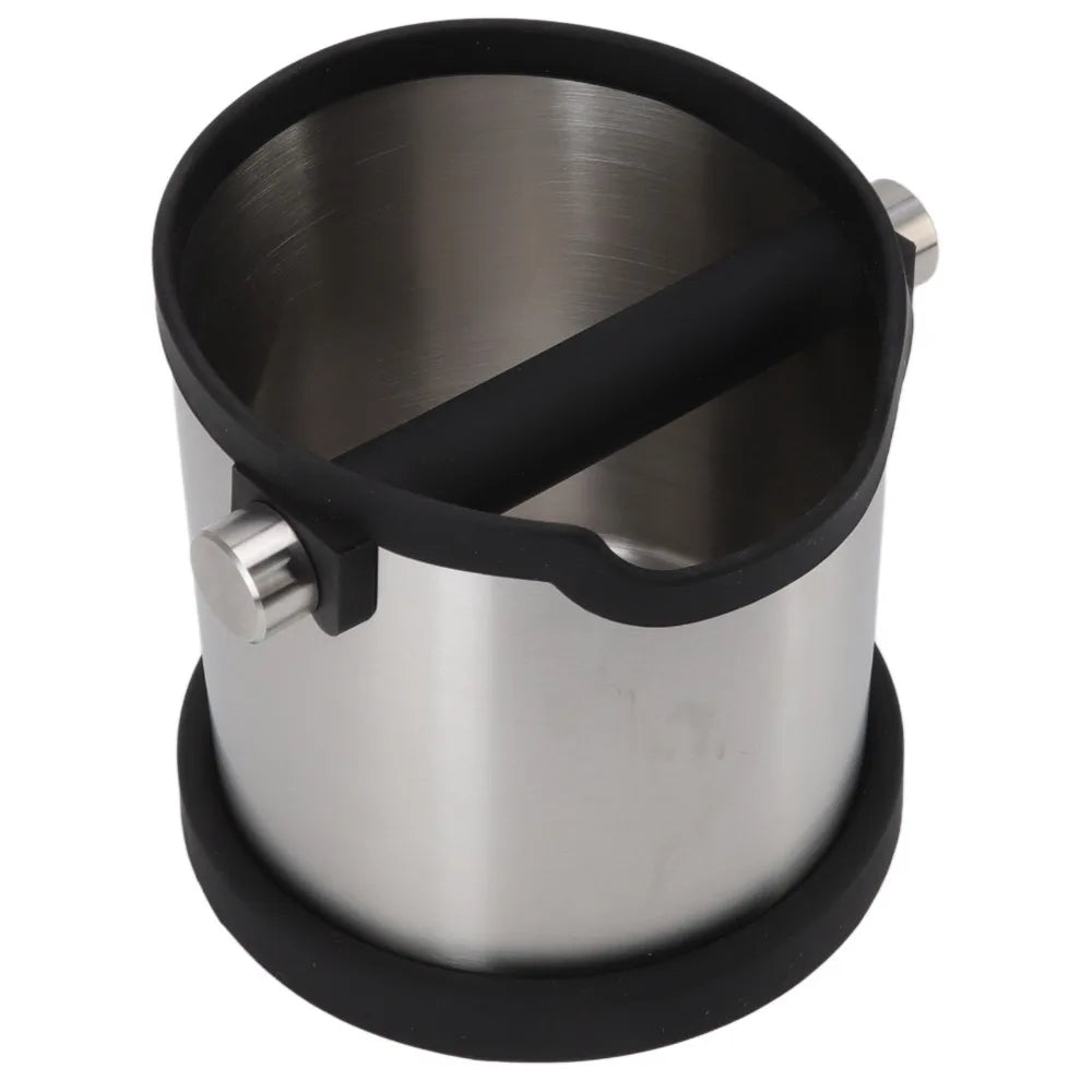 Stainless Steel Coffee Knock Box 1800ml | Non-Slip Base