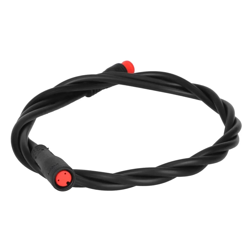 M8 Waterproof 2 Pin Red Head Cable For Electric Scooter E-bike Male To Female Connector Wire 60cm 100cm Outdoor Parts Oasis Select