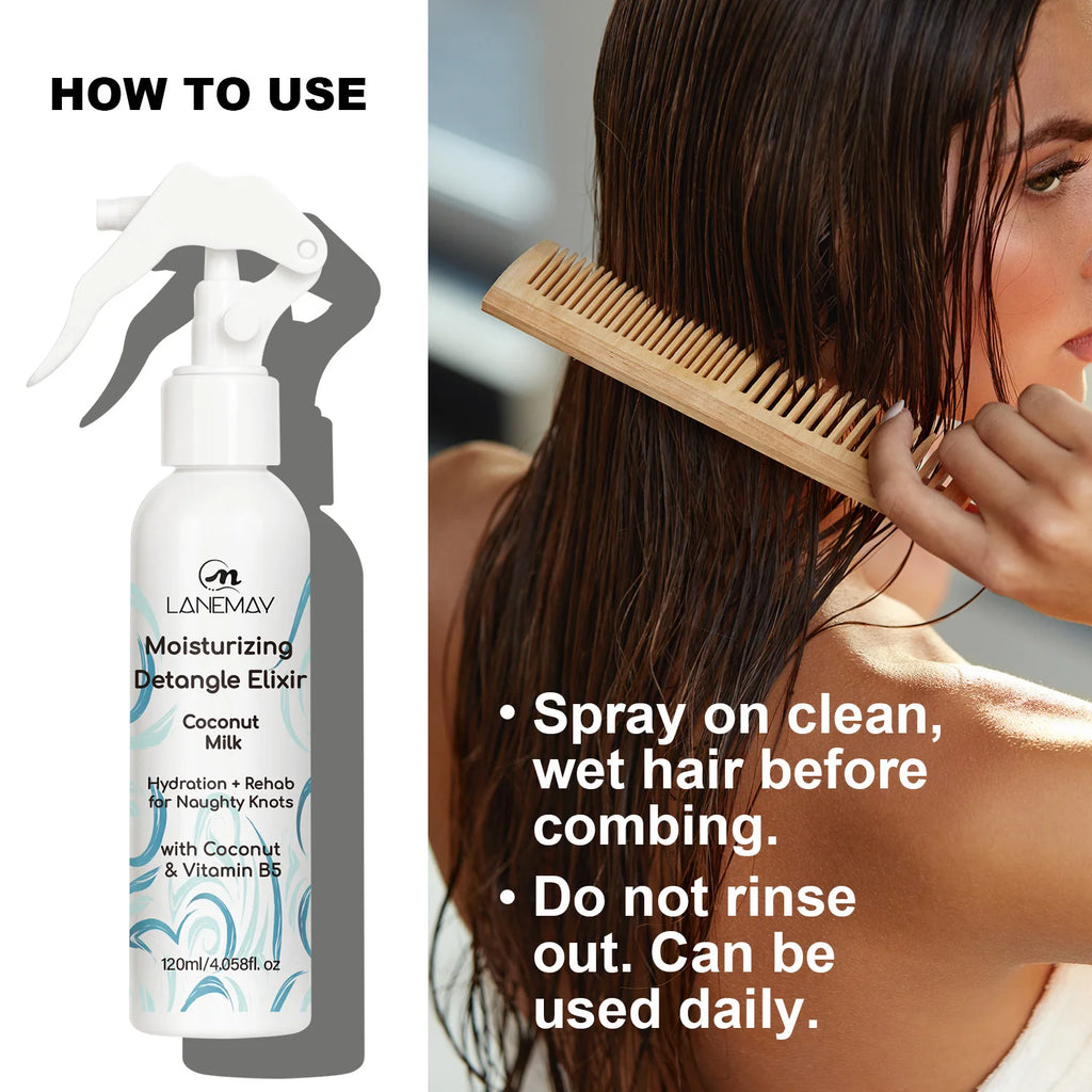 Coconut Oil Hair Conditioner – Moisturizing Detangle Elixir 120ml