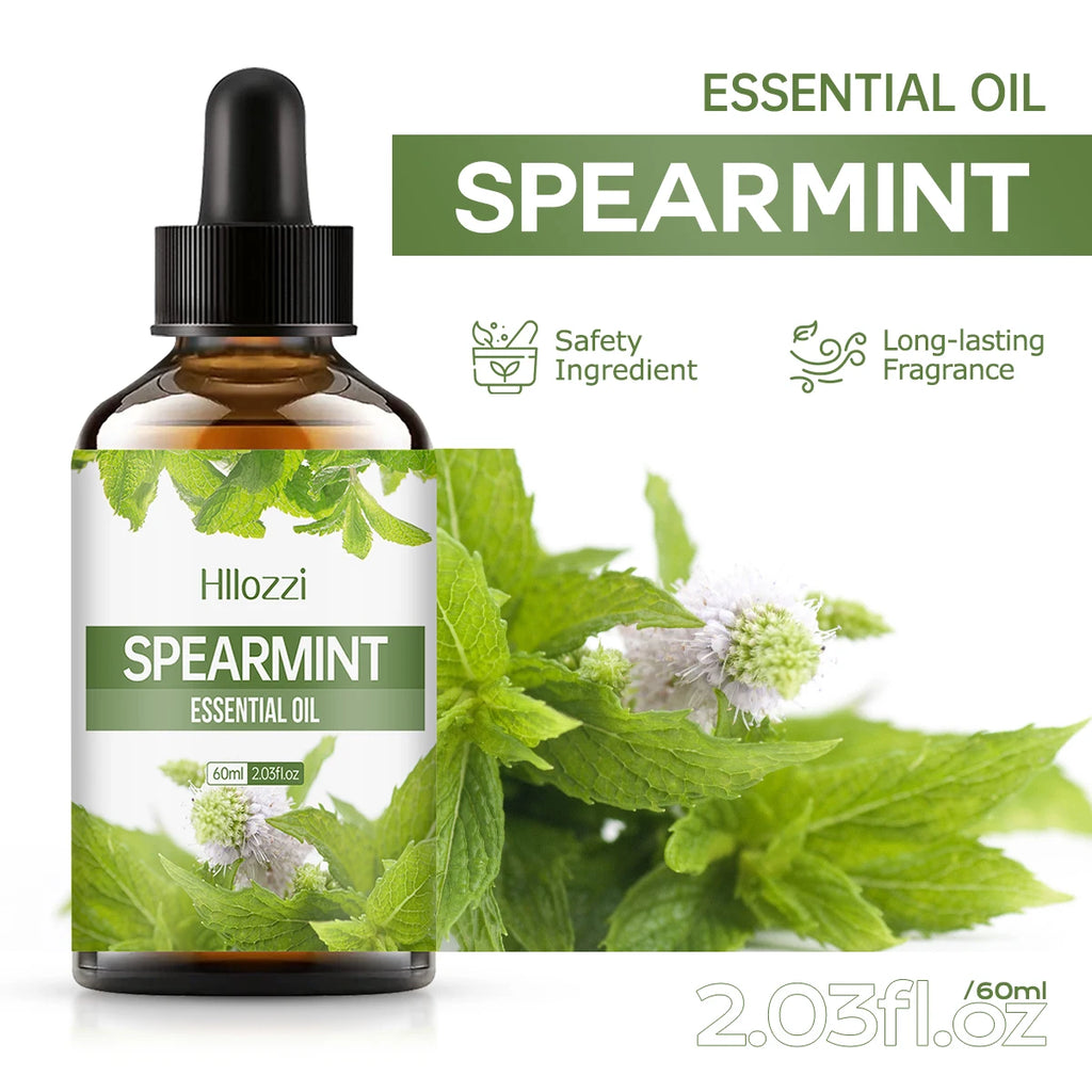 Hllozzi Spearmint Pure Essential Oil | Aromatherapy & DIY