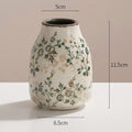 Ice Cracked Ceramic Vase Handmade Vase Bohemian Art Home Decoration Living Room Office Decoration Dried Flower Display Vase Oasis Select m