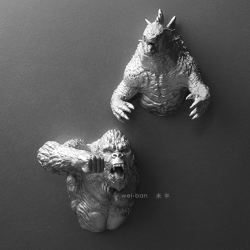 Refrigerator sticker Gorilla magnet sticker 3D three-dimensional home wall refrigerator decoration Oasis Select