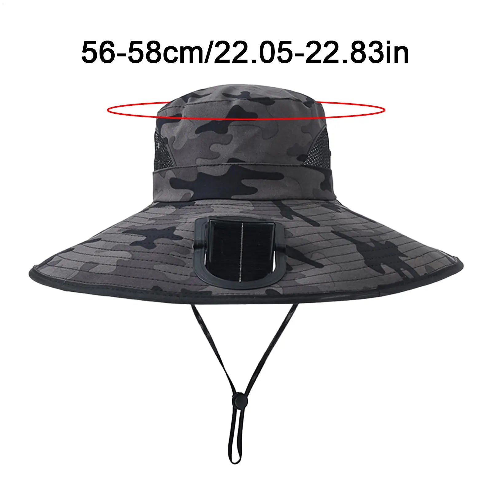 Portable Solar Charging Cap with Fan Fishing Hat For Outdoor Camping Fishing Hiking Sunscreen Fisherman Hat Solar Fan Cap Oasis Select