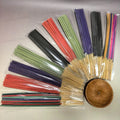 10Packs Handmade Incense Sticks with Wooden Incense Holder,White Sage,Dragon Blood,Cherry Blossom,Lavender for Yoga Meditation Oasis Select set