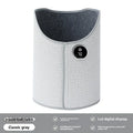 Silent Foldable Leg Warmer Pro - Under Desk Electric Foot Heater with Thermostat & Auto Shut Off for Office Home Timer Oasis Select Grey UK China Mainland
